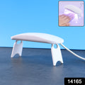 Mini Portable Uv Led Nail Lamp For Gel Nail Polish Curing (1 Pc)